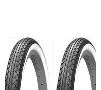 2 neumáticos Kenda 24 x 1,75 (47-507) neumáticos B/N K123 de goma para bicicleta de ciudad para niño de 24 pulgadas