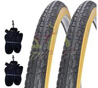 2 Neumáticos Negro + 2 Cámaras de aire para bicicleta bicicleta City Bike Trekking 700 X 32 1 5/8 1/4 (32 - 622)