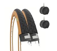 2 NEUMÁTICOS Negro para 700 X 35 C + CÁMARAS 28 1 5/8 3/8 City Bike Trekking Road Bike