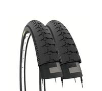 2 neumáticos Negros para Moto, Carro, Carro, Bicicleta, 26 x 2 x 1 3/4 (54-571)