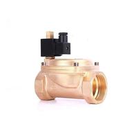 2" Normally Open High Pressure Solenoid Valve 0955 Series 220V 110V 24V 12V Brass 1.6MPA Water Valve Air Valves(NPT_120VAC_NBR-SEAL)