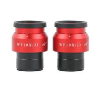 2 oculares de Campo Amplio WF5X, WF10X, WF15X, WF20X y WF30X for microscopio estereoscópico Binocular trinocular 30 mm(Yellow)