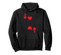 2 of Hearts - Juego de Cartas para Halloween, Disfraz de Grupo fácil Sudadera con Capucha
