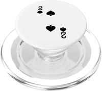 2 of Spades - Juego de cartas para disfraz de Halloween PopSockets PopGrip para MagSafe