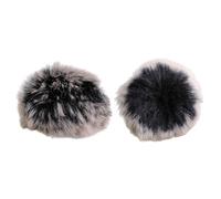 2 orejeras para parabrisas Tascam DR40, micrófono, parabrisas, pelos artificiales, para quitar el viento