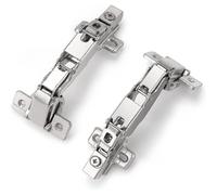 2 Pack 165 Degree Soft Close Kitchen Cabinet Hinge Furniture Concealed Combination Warerobe Door Hinge 35mm Full Overlay