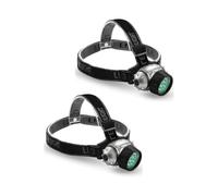 2 Pack 19 Bulbs High Intensity LED Green Light Grow Room Headlight - ya01