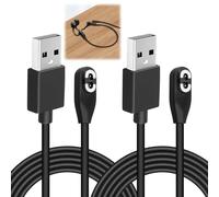2 Pack 1M USB Magnética Cargador para Shokz Aeropex AS800/S803/S810 | Cable de Carga USB-A de Repuesto para Shokz Openrun/Openrun Pro/Openrun Mini/Openrun Pro Mini/Opencomm/Opencomm 2