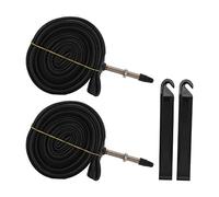 2 Pack 700x23C Bike Inner Tube, Presta Valve Butyl Rubber Bicycle Tube with 2 Tire Levers for Road and Mountain Bikes, Durable Replacement with Excellent Air Retention and Shock AB (700X23C Boca