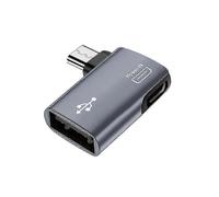 2-Pack 90-Degree Micro-USB to USB OTG Adapters for Fire TV Stick and Android Devices in the UK