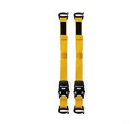 2-Pack Adjustable Luggage Straps 19.5in PP Webbing(yellow 2PCS) | PP webbing material, 19.5x1 inch size, adjustable buckle, 2-pack set, secure luggage binding