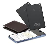 2 Pack Air Smart Tag Wallet Tracker Card Ultradelgado 1.6mm, Recargable Bluetooth Localizador Card Compatible con App Buscar Apple (Sólo iOS), Impermeabile Rastreador Buscador para Portafogli/Llaves