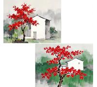 (2 Pack) Árbol Diamond Painting Adultos Kit Para 110x80cm L-844