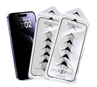 2 Pack Arctiqo 3-in-1 Screen Protector for iPhone 17 Pro Max, HD and Privacy Tempered Glass Film Screen Protector, Invisible Artifact Screens Protectors, Dust Free without Bubbles (Privacy,14promax)