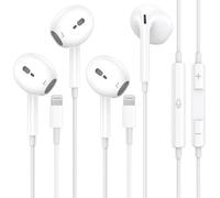 2 Pack Auriculares iPhone con Cable, Certificado MFi Auriculares In Ear con Micrófono y Control de Volumen, Auriculare Lightning Compatible con iPhone 14/14 Pro/14 Pro Max/14 Plus/13/12/11/XS/8/7/iPad