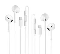 2 Pack Auriculares USB C con Cable Tipo C, In-Ear Auriculares con Micrófono Control de Volumen Compatible con iPhone 16 15 MAX Plus Pro, Samsung Galaxy S20 S21 S22 S23 S24+ Ultra, iPad Pro Mini6