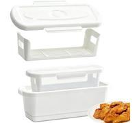 2-Pack Batter Breading Bowl Shaker - -Free Coating Station | Upgraded