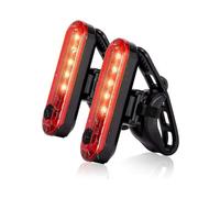 2 Pack Bike Tail Lights Waterproof Bicycle Rear Light Rechargeable Safety Warning Lamp