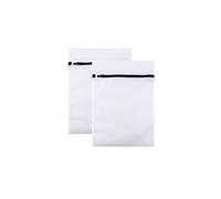 2 PACK Bolsa Lavadora Malla, TAOPE 40 * 50cm Bolsa de Lavandería Cremallera Reutilizar Durable, Bolsas de Viaje, Bolsas para Colada Para Ropas Delicadas, Abrigo, Vestido, Prendas de Cama