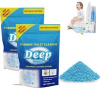 2 Pack Bowl Refresh Foaming Toilet Cleaner, Powerful Foaming Toilet Bowl Cleaner, Refresh Bowl Powder, Deep Cleaning, Self Activating Miracle Powder, Sink and Drain Cleaner
