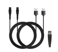 2 Pack Cable de Carga USB 5V 1m Compatible con Cargador Philips Verde OneBlade QP2724 QP2720 QP2824 QP2734 QP4631, Adaptador Eléctrico Universal para Afeitadoras Philips Series 3000 5000 7000 8000