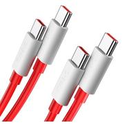 2 Pack | Cable de Carga USB-C a USB-C 65W para OnePlus 9 Pro 9 8T 8 Pro 7T iPad Pro MacBook Pro Air | Carga SUPERVOOC y Warp | 2 Metros | Carga Rápida Super PD