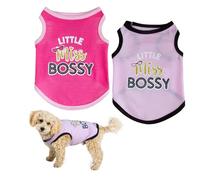2-Pack Camisas para Cachorros Gatos,Camiseta Verano para Cachorros Transpirable Camiseta sin Mangas Chaleco de Enfriamiento para Perro Camisa para Perros Pequeños(M)
