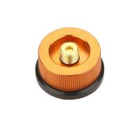 2 Pack Camping Gas Adapters Auto-off for Butane Tanks Screwed Into Gas Cartridges, 3*4.1*4.5cm
