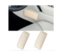 2 Pack Car Knee Cushion, Auto Center Console Knee Leg Elbow Cushion Soft Pad, Elastic Thigh Support Comfort Pillow Car Interior Accessories (white)