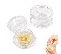 2 Pack Clear Manual Garlic Twister and Mincer Tool, Garlic Crusher & Grinder Tool, Hand Garlic Twister Mincer for Garlic, Ginger, Herbs, Nuts, Easy to Clean Kitchen Gadget (2pc)
