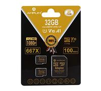 2 Pack de 32 GB Micro SD SDHC Memory Card Plus Adapter (Class 10 U1 UHS-I V10 A1 Pro MicroSD HC) 2 x 32 GB Ultra High Speed 667X 100 MB/s UHS-1 Cell Phone, Tablet, Camera TF MicroSDHC Flash Flash