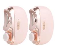 2 Pack Electric Nail Clippers | 3 In1 Fingernail Trimmer, Polisher and Clip Storage with LED | USB-C Rechargeable and 2 Speeds | Electric Nail Cutter Safe for Baby, Kids, Adult, Seniors, Caregivers