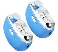 2 Pack Electric Nail Clippers | 3 In1 Fingernail Trimmer, Polisher & Clip Storage with LED | Electric Nail Cutter | USB Rechargeable & 2 Speeds | Safe Use for Babies Kids Adults Seniors Caregivers