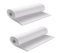 2-Pack Espuma EVA Blanca, MEARCOOH Goma EVA 3mm de espesor EVA Foam Cosplay, 35.5 x 150cm alta densidad 86kg/m3 Rollo Goma EVA para Costume Proyecto DIY (2PCS 3mm Blanca)