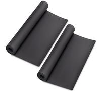 2-Pack Espuma EVA Negra, MEARCOOH Goma EVA 1mm de espesor EVA Foam Cosplay, 34 x 124.5cm alta densidad 86kg/m3 Rollo Goma EVA para Costume Proyecto DIY (2PCS 1mm Negro)