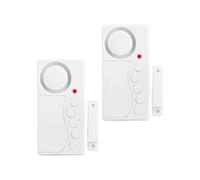 2 Pack Freezer Door Alarm, Window Security Alarm, 3/15/30/60 Seconds Wireless Fridge Alarm, 4 in 1 Door Sensor Doorbell Door Open Alarm Loud108dB