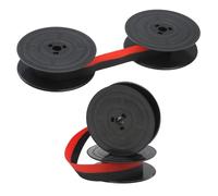 2 Pack GR4 Cinta de Máquina de Escribir de Nylon, Cinta de Color Rojo y Negro Tinta Maquina de Escribir Paquete de Repuesto para Máquina de Escribi Compatible con Olivetti Livetti 7 Metros