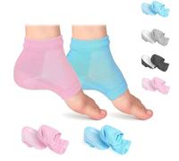 2-Pack Height Max Socks, Height Increase Socks, Invisible Silicone Shoe Lift Heel Pads, Fully Wrapped Inserts Increase Insoles Breathable Socks Soles for Height Insoles, Shoe Insert (B,3.5cm)