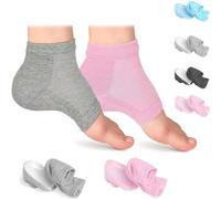 2-Pack Height Max Socks, Height Increase Socks, Invisible Silicone Shoe Lift Heel Pads, Fully Wrapped Inserts Increase Insoles Breathable Socks Soles for Height Insoles, Shoe Insert (H,3.5cm)