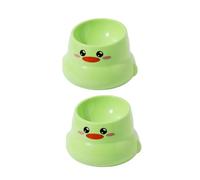 2 Pack High Foot Protecting Cervical Spine Bowl Hermoso Plato Mejorado para Gatos Inclinados para Posturas de Alimentación Saludables Senior Cats Care Dish