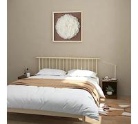 2 Pack Night Stands Solid Pine Wood Honey Brown Bedside Tables with Storage 35.5x33.5x41.5cm for Bedroom Home Decor Modern Furniture