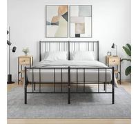 2 Pack Night Stands with Storage, Sonoma Oak Engineered Wood Bedside Table 34x36x70cm, Compact End Table for Bedroom Living Room, Sturdy Iron Frame & Adjustable Feet, Wall Mount Included