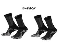 2 PACK Nike Dri-FIT Trail Running Crew Socks CU7203-010 Black Size EU 38,5-40,5