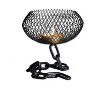 2 Pack Optical Illusion Floating Chain Candle Holder Set Creative Metal Wire Mesh Tea Light Lantern Anti-Gravity Sculpture Stand for Gothic Home Decor Dining Table Centerpiece(Style 2)