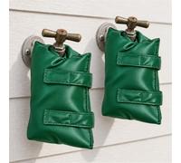 2 Pack Outside Tap Covers for Winter, Insulated Frost Protector Jackets | Insulated outdoor tap cover with two adjustable straps helps protect outside taps from frost, snow, rain and cold wind