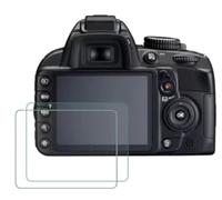 2 Pack | Protector de Pantalla Cristal Templado 9H HD 0,3mm 2.5D Bordes Redondeados compatible con Nikon D3500, D3400, D3100, D3200, D3300