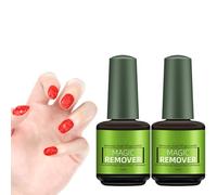 2 Pack Removedor De Gelishs Para Uñas,15ml Uñas En Gel,Quitaesmalte Uñ-as En Gel, Elimina El Esmalte Uñ-as Fácil Y Rápidamente Para Viajes, Hogar, Salón De Belleza, Sin Neces