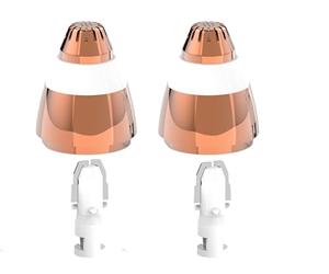 2 Pack | Repuesto Cabezal de Afeitado para Flawless Depiladora Eléctrica de Cejas | Cuchillas de Repuesto para Depiladora Facial Finishing Touch Flawless - Oro Rosa