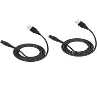 2 Pack | Repuesto Cable de Carga USB 5V para Afeitadoras Eléctricas, compatible con Philips QP2724, QP2720, QP2734, QP2824, MG7910, MG5910, MG9510, MG9520, OneBlade Pro 360