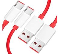 2 Pack | Repuesto Cargador 65W y 80W con Cable de Carga USB a USB-C para OnePlus 12 Open 11 10 8 7T Pro 7 6T 5T | Para Carga Warp y SuperVOOC | 2 Metros | Sincronización de Datos y Carga Rápida